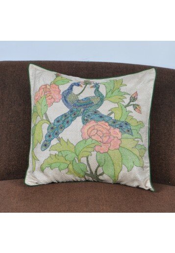 Cushion Cover - Peacock ( Set of Two )