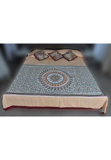 Throw - Floral Jaal & Mandal