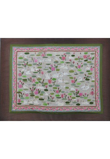 Wall Hanging - Swan & Lotus